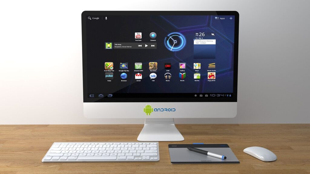 pc, computer, android